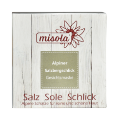 Alpiner Salzbergschlick Gesichtsmaske - MISOLA